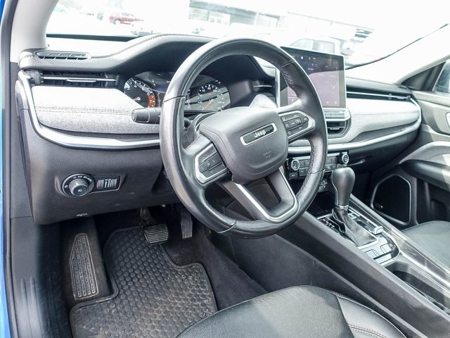 Used 2022 Jeep Compass Latitude Lux with VIN 3C4NJDFB0NT233048 for sale in Demotte, IN