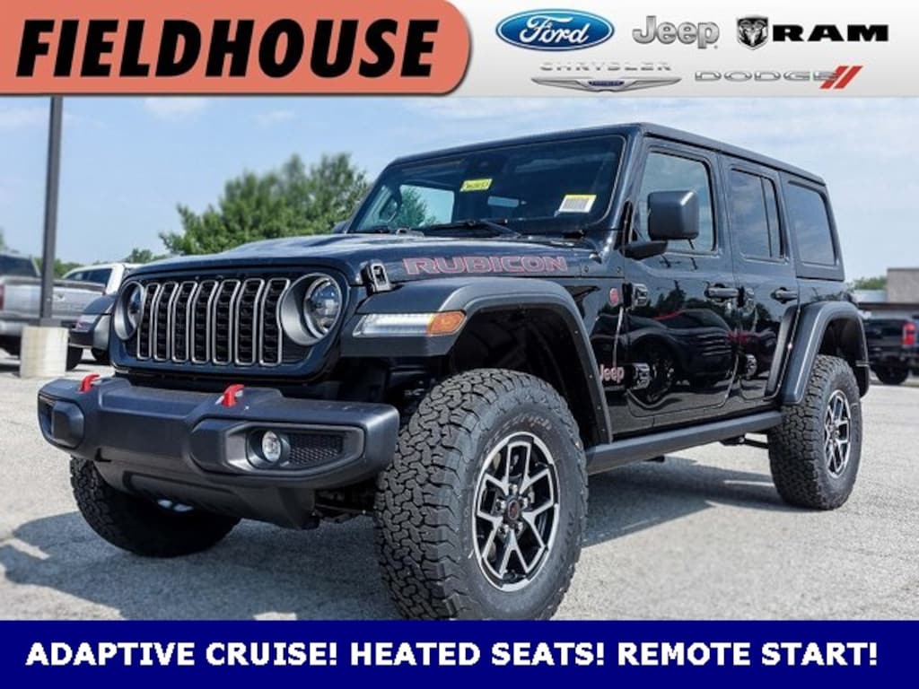 New 2025 Jeep Wrangler 4-DOOR RUBICON Sport Utility