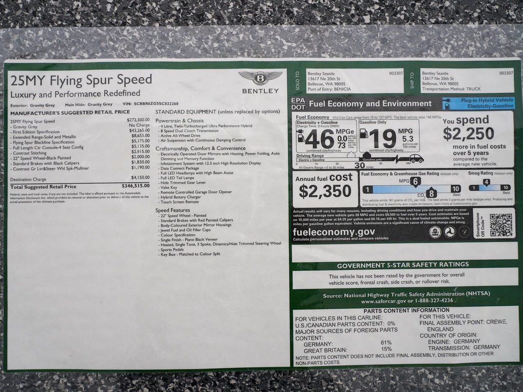 2025 Bentley Flying Spur Speed - Photo 50