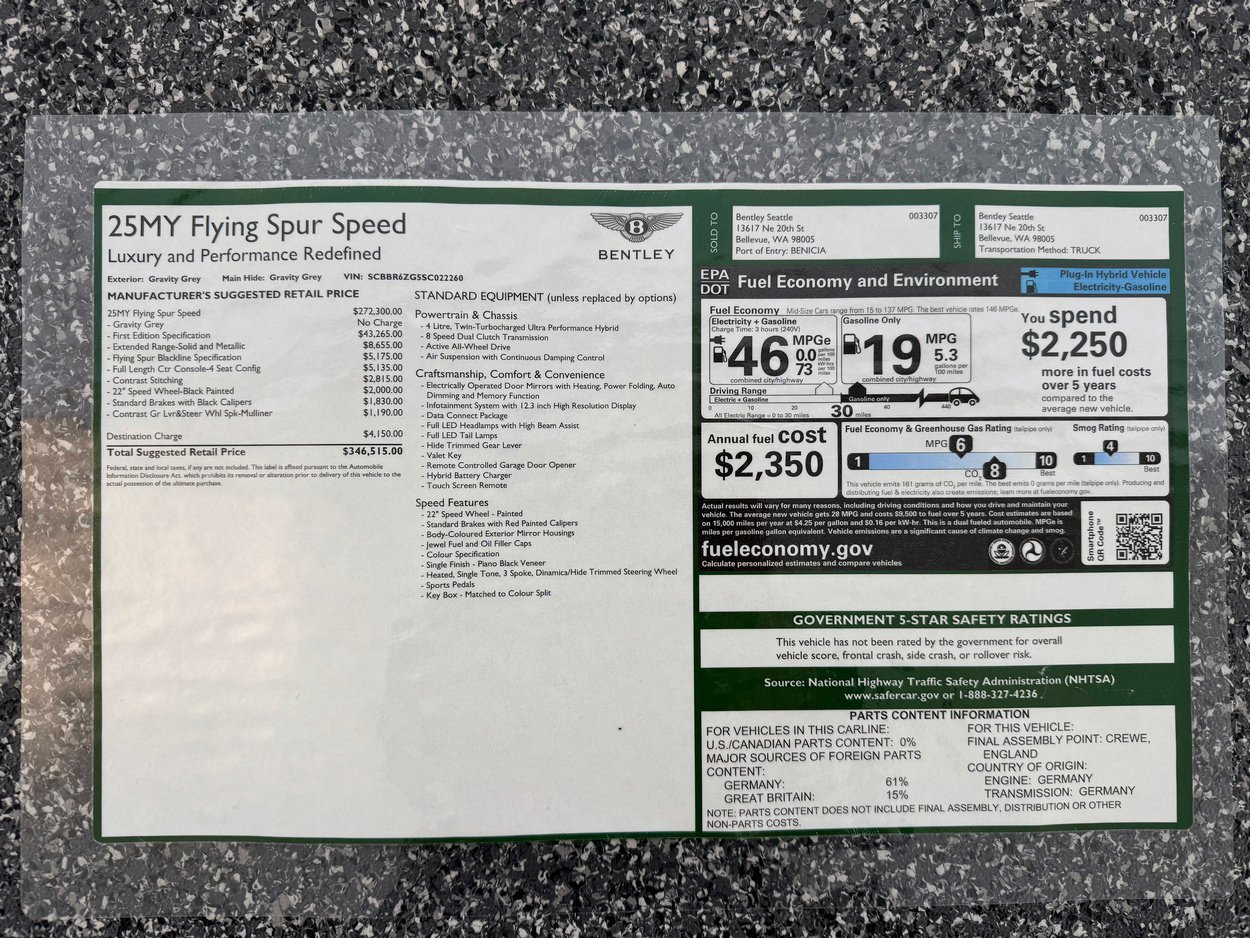 2025 Bentley Flying Spur Speed - Photo 50