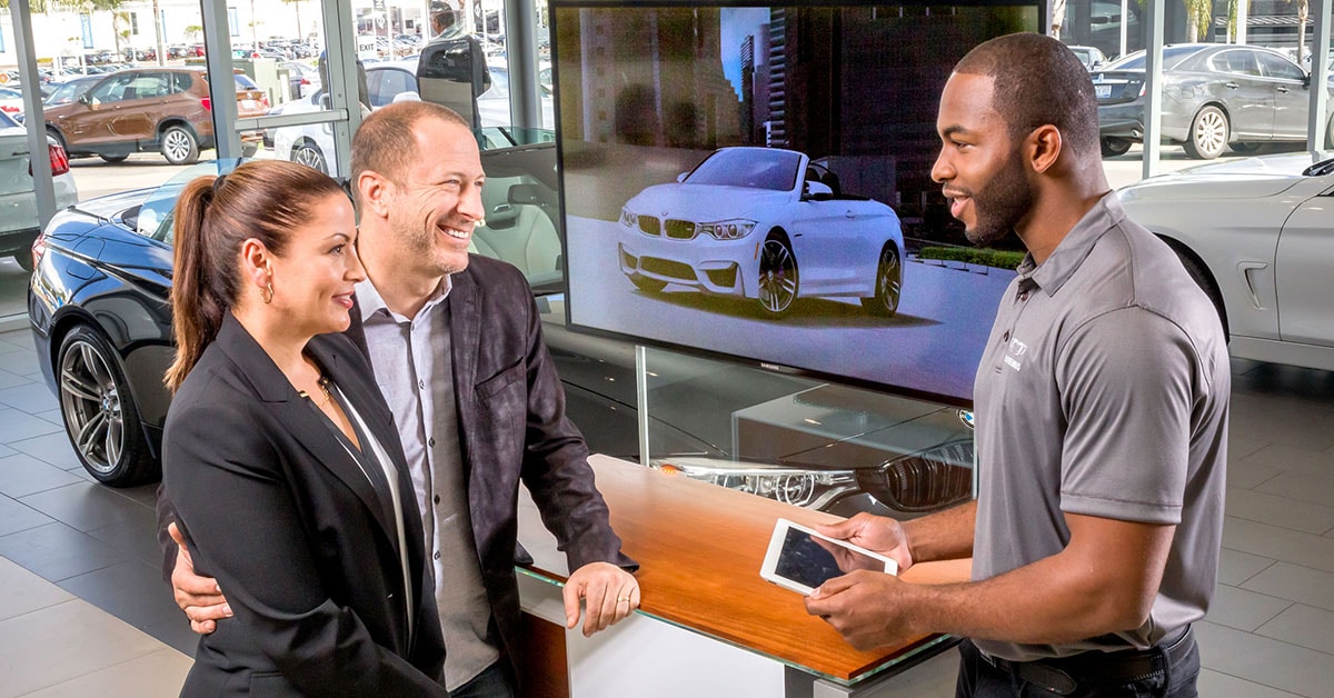 BMW Dealership showroom