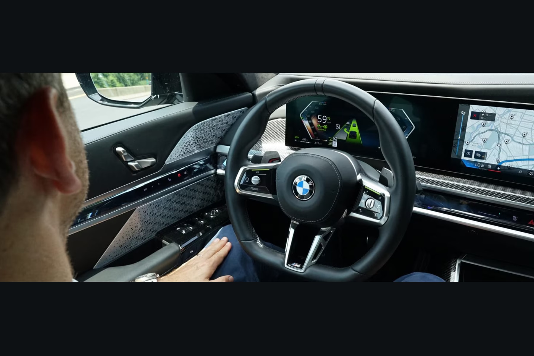 BMW safety suite dashboard