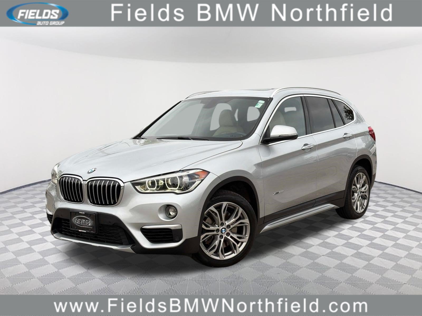 Used 2017 BMW X1 28i with VIN WBXHT3Z33H4A56307 for sale in Northfield, IL