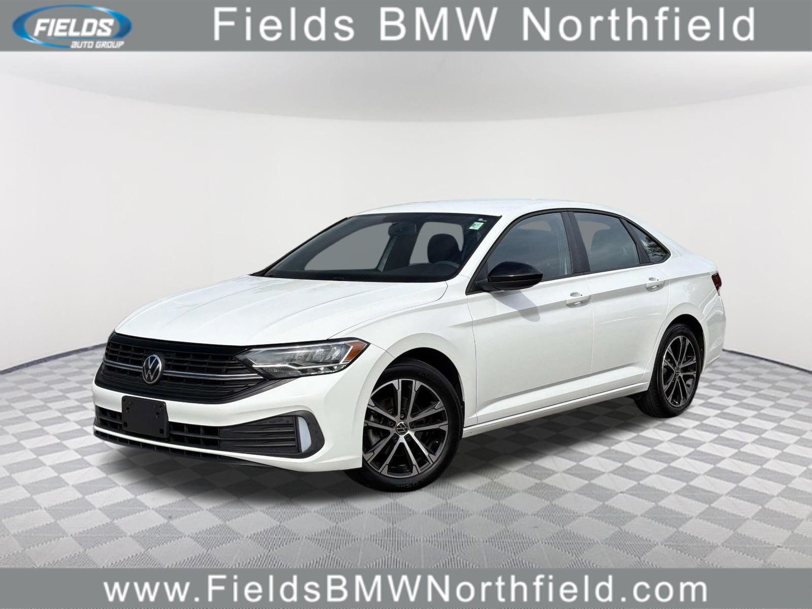 Used 2022 Volkswagen Jetta Sport with VIN 3VWBM7BU4NM023966 for sale in Northfield, IL