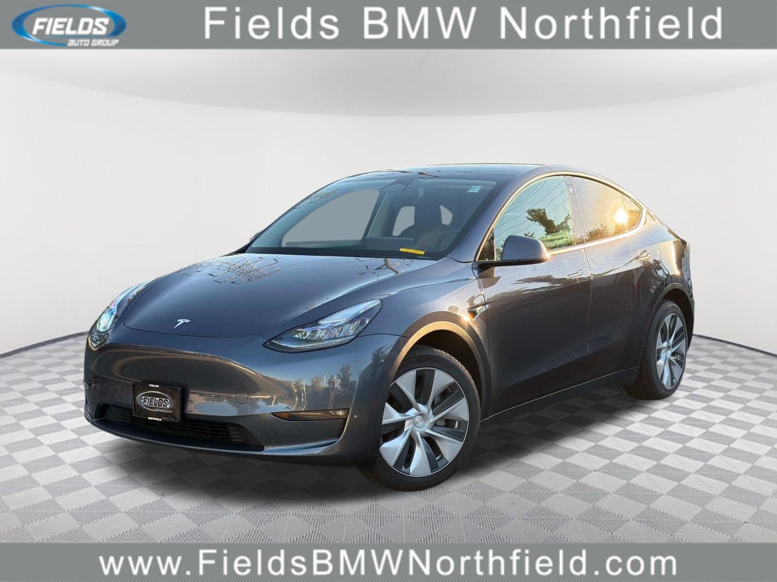 Used 2023 Tesla Model Y Long Range with VIN 7SAYGDEE7PF611684 for sale in Northfield, IL