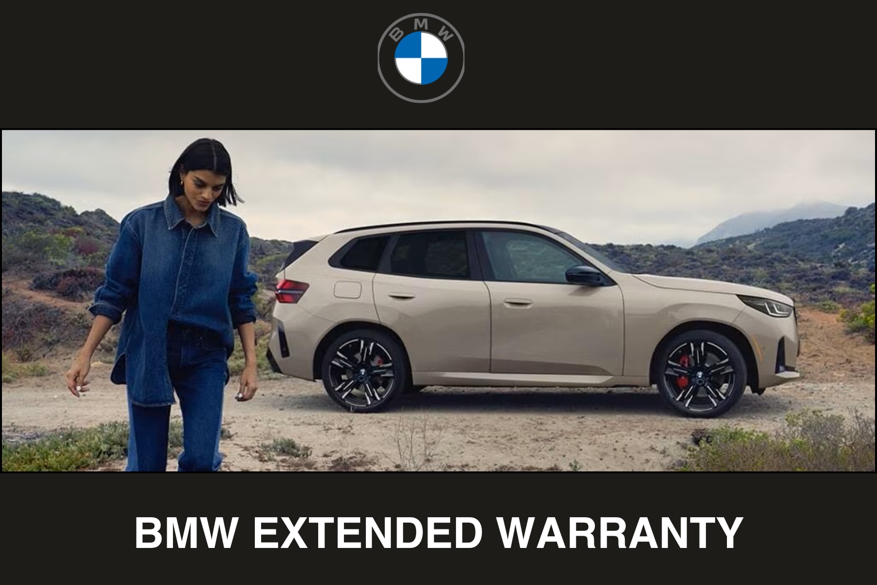 BMW Extended Warranty image, SUV and woman