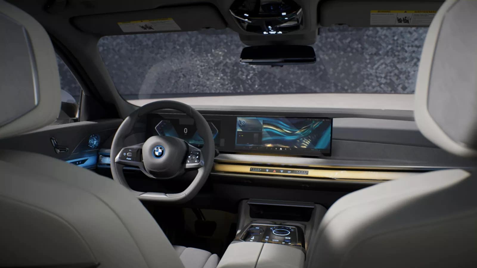 2026 BMW i7 interior cockpit view