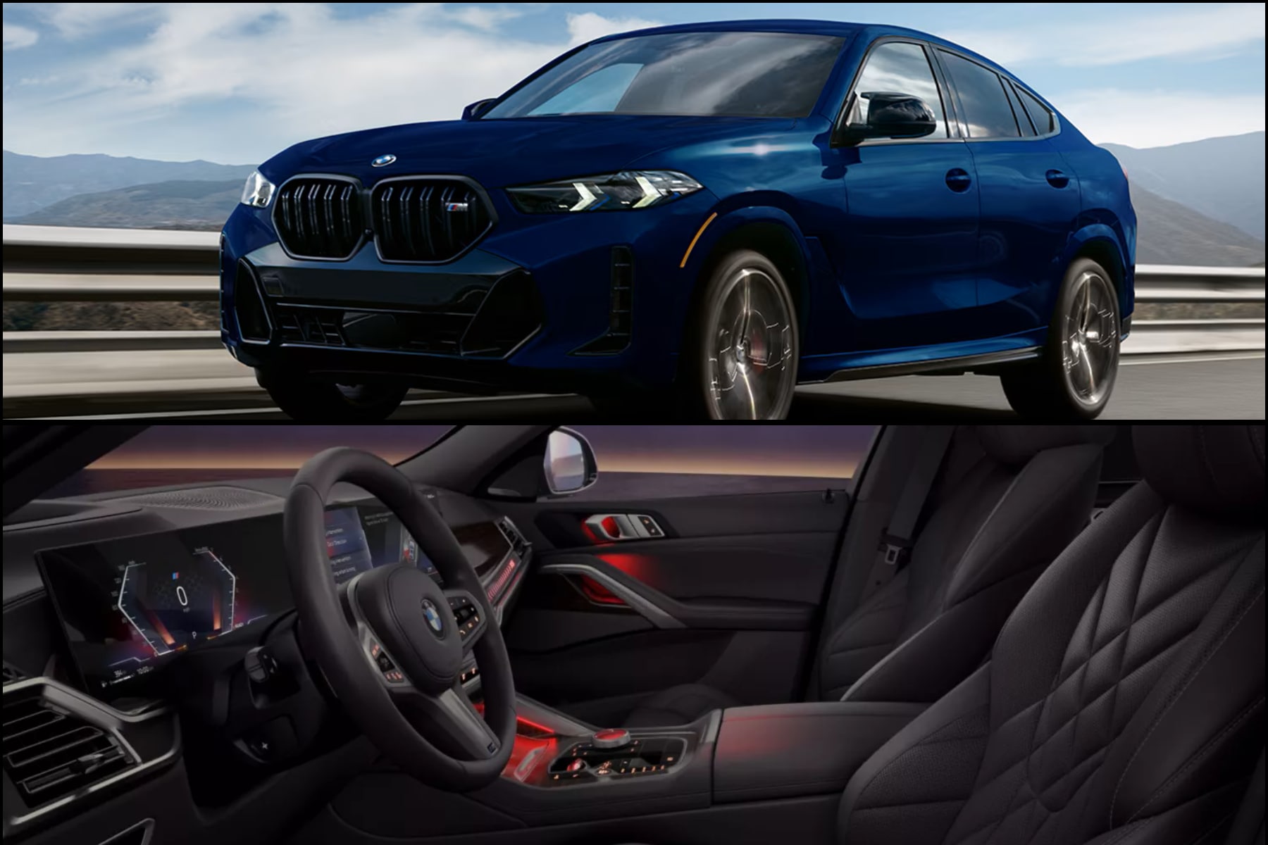 2026 BMW X6-exterior and interior views