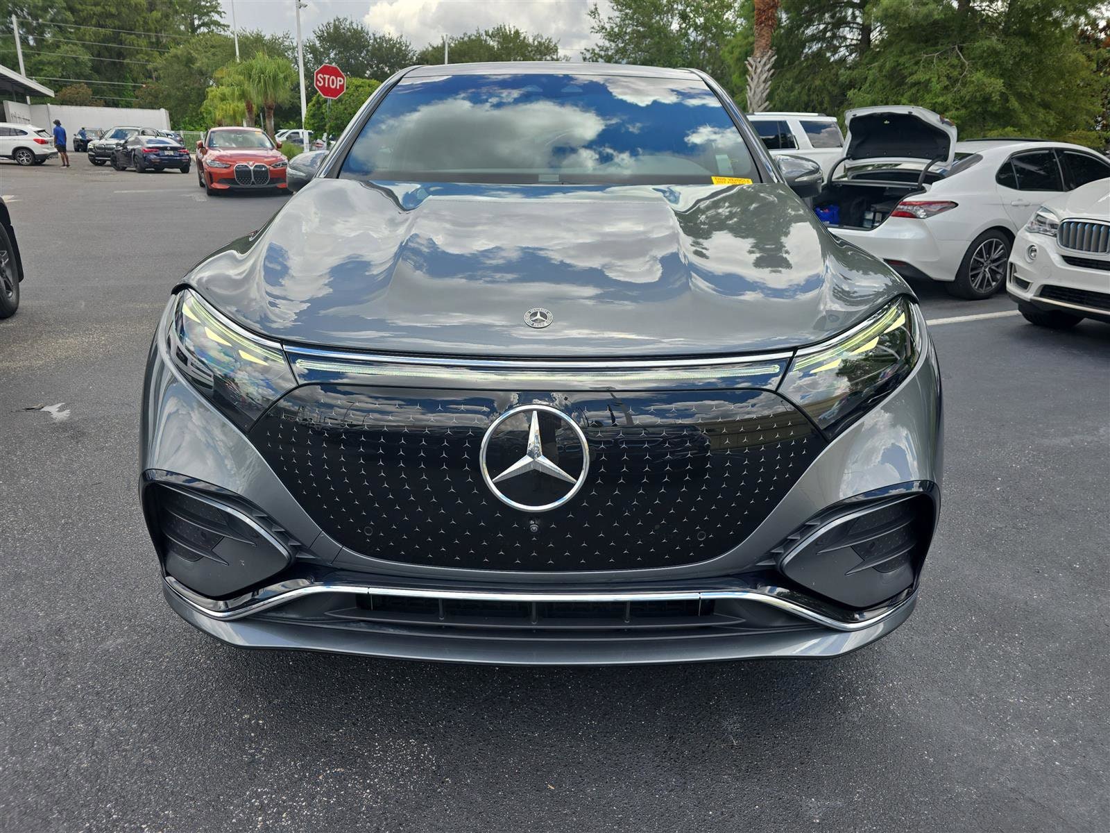 Used 2023 Mercedes-Benz EQS SUV Base with VIN 4JGDM4EB7PA000536 for sale in Lakeland, FL