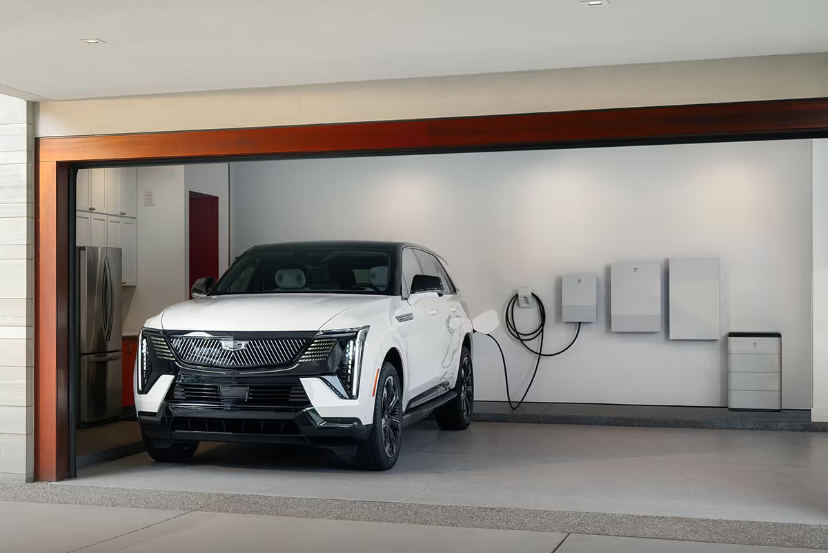 2026 Cadillac Escalade IQ charging at home
