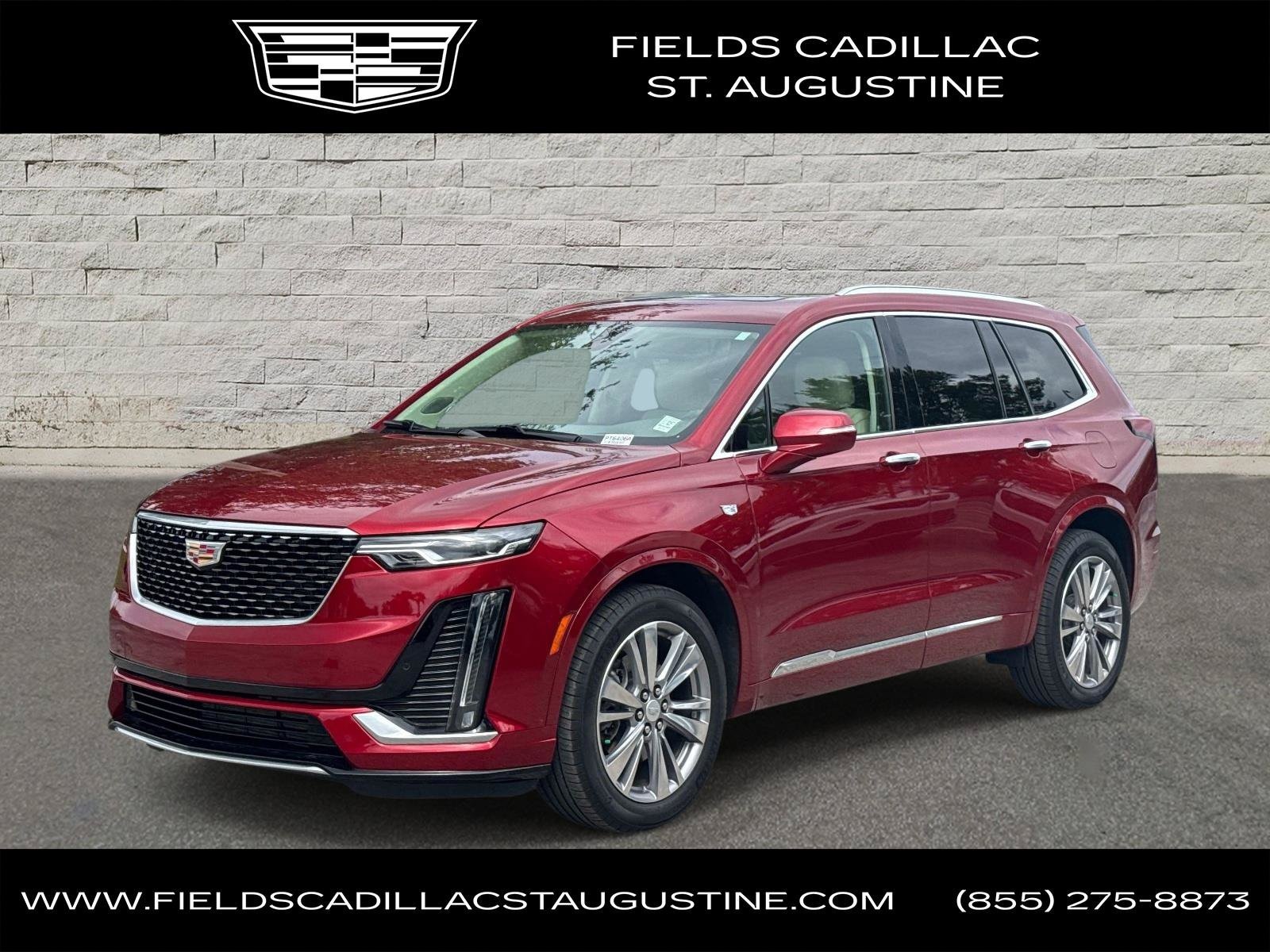 Radiant Red Tintcoat 2024 Cadillac XT6 SUV / Crossover Four-Wheel Drive Automatic