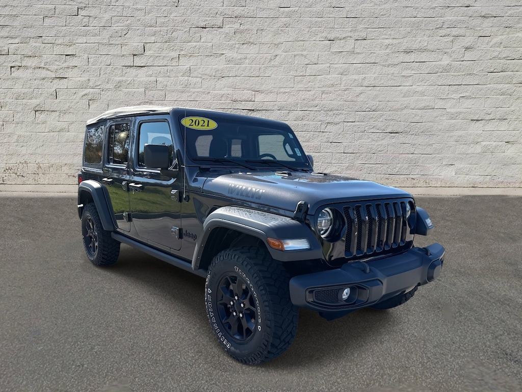 Used 2021 Jeep Wrangler Unlimited Willys SUV