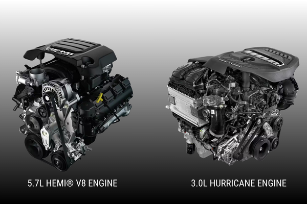 RAM 1500 HEMI and HURRICANE engines