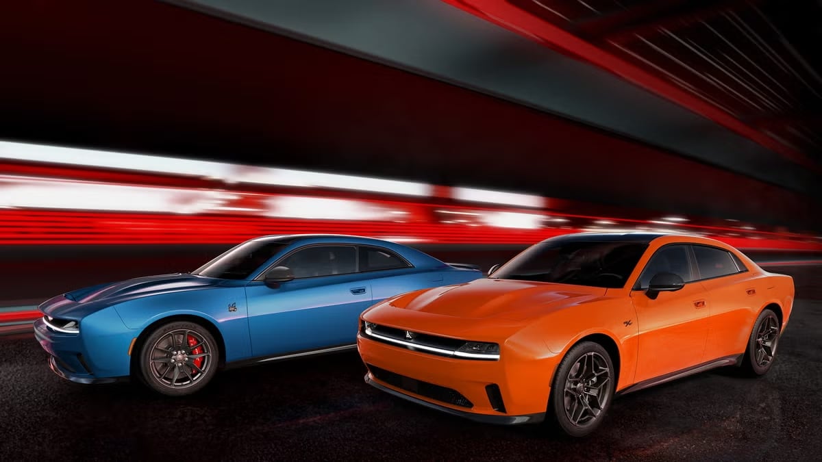 2024 Dodge Charger EV Blue Orange