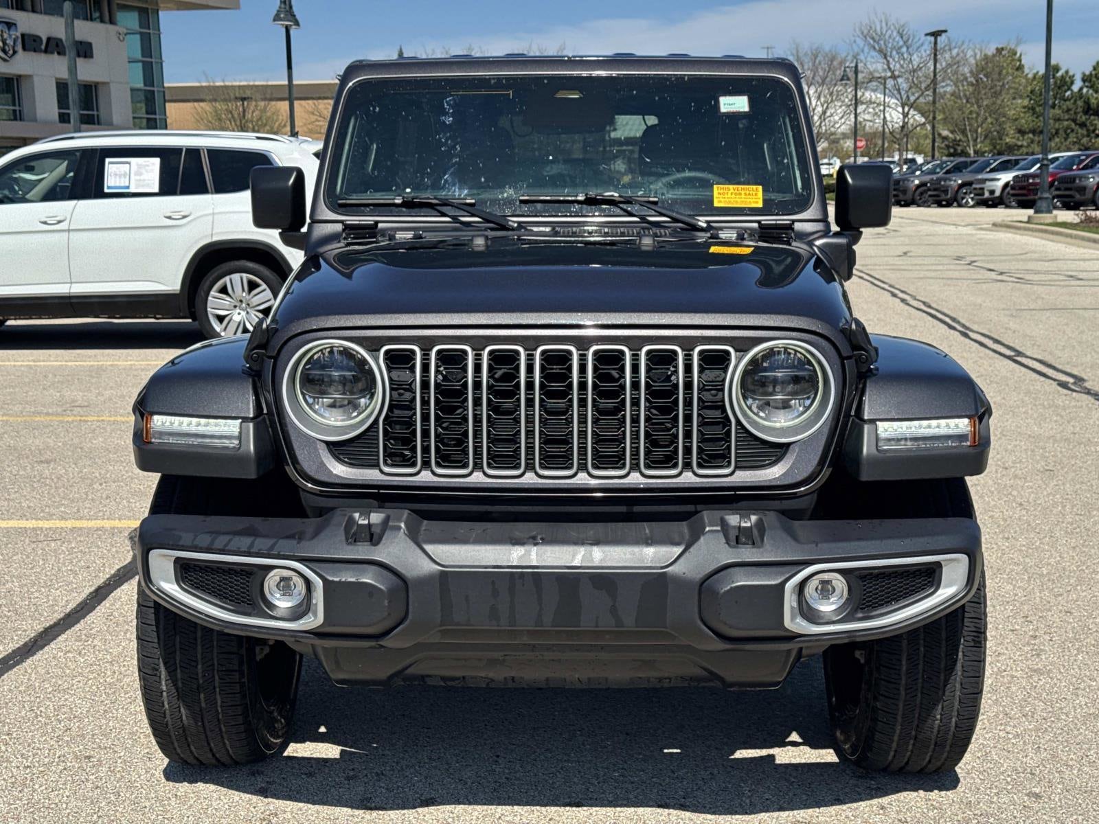 Used 2025 Jeep Wrangler 4xe Sahara 4XE with VIN 1C4RJXP65SW602075 for sale in Glenview, IL