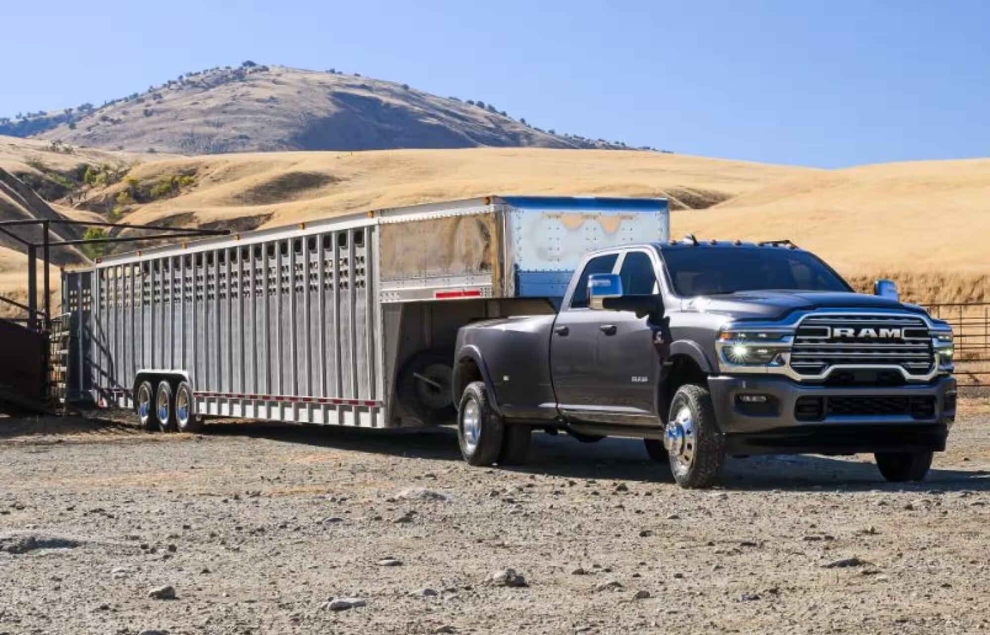 2025 RAM 3500 Black Cargo Towing