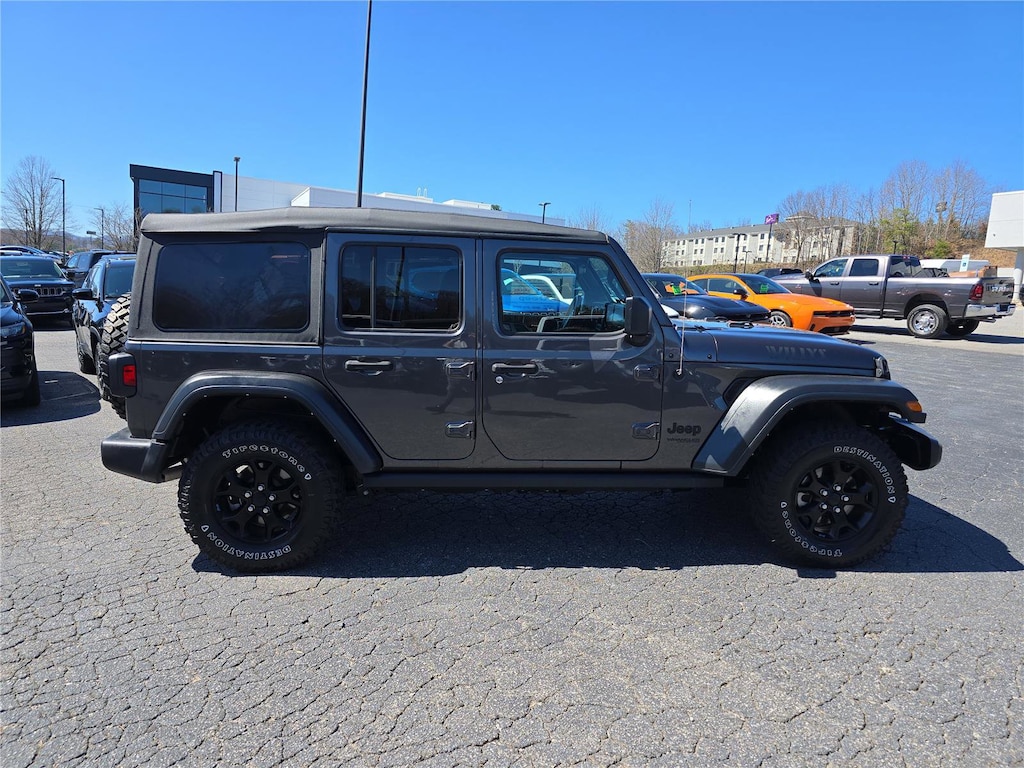 Used 2021 Jeep Wrangler Unlimited Willys SUV