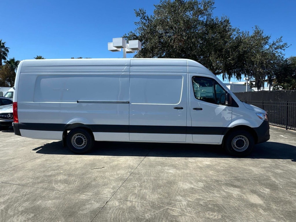 New 2025 Mercedes-Benz Sprinter Cargo Van High Roof 4-Cyl Diesel Van Extended Cargo Van