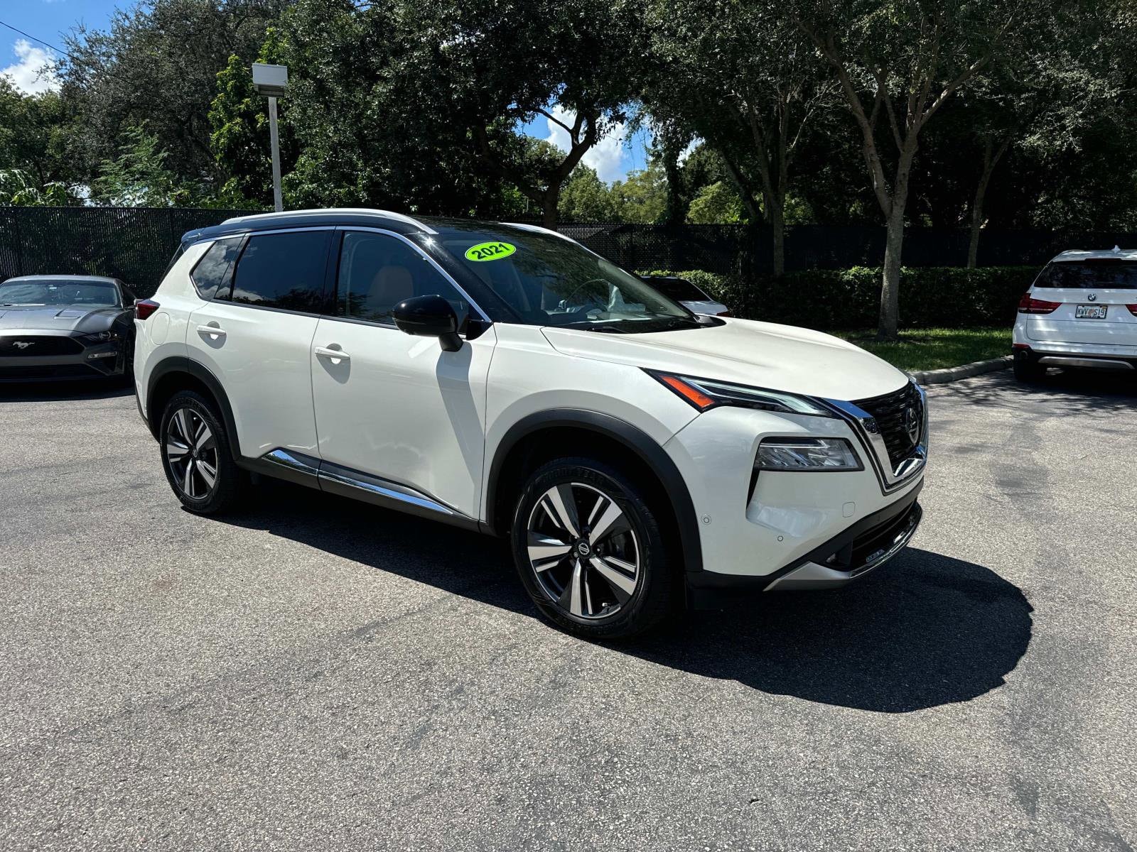 Used 2021 Nissan Rogue Platinum with VIN JN8AT3DC8MW100145 for sale in Lakeland, FL