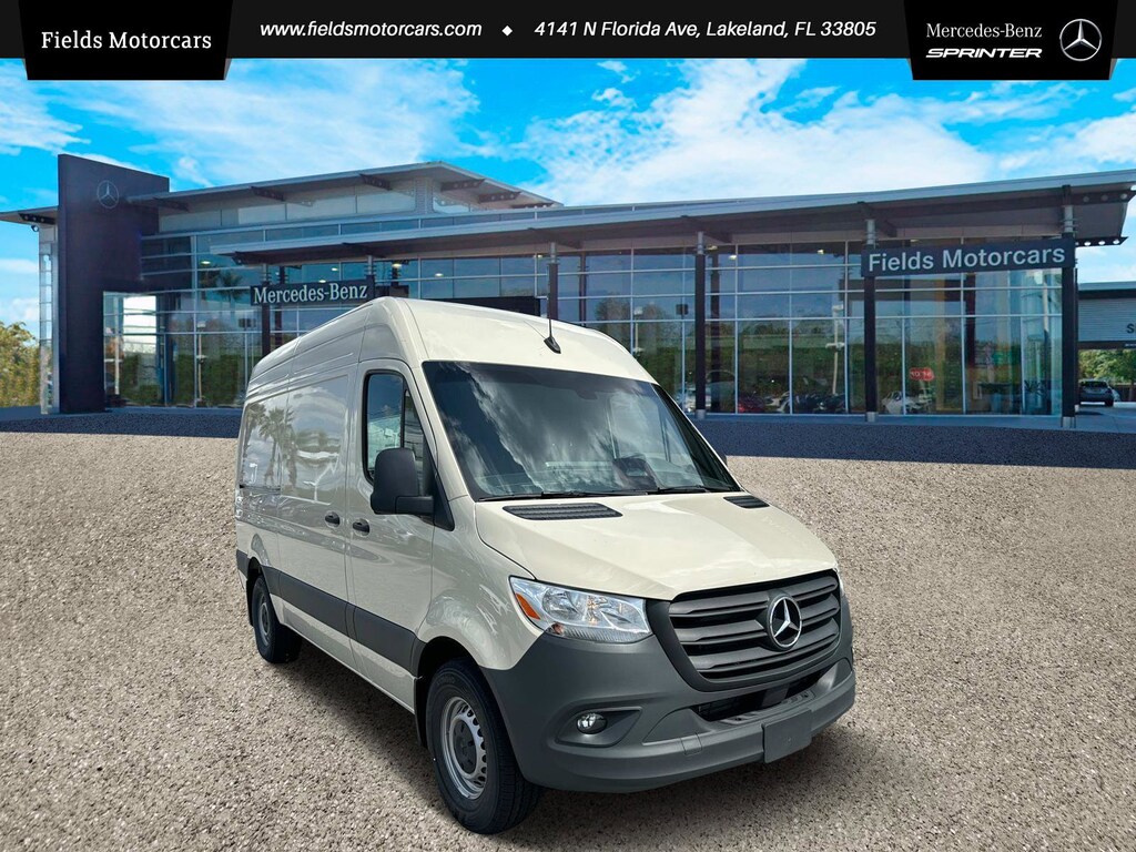 New 2025 Mercedes-Benz Sprinter Cargo Van Standard Roof 4-Cyl Diesel Van Cargo Van