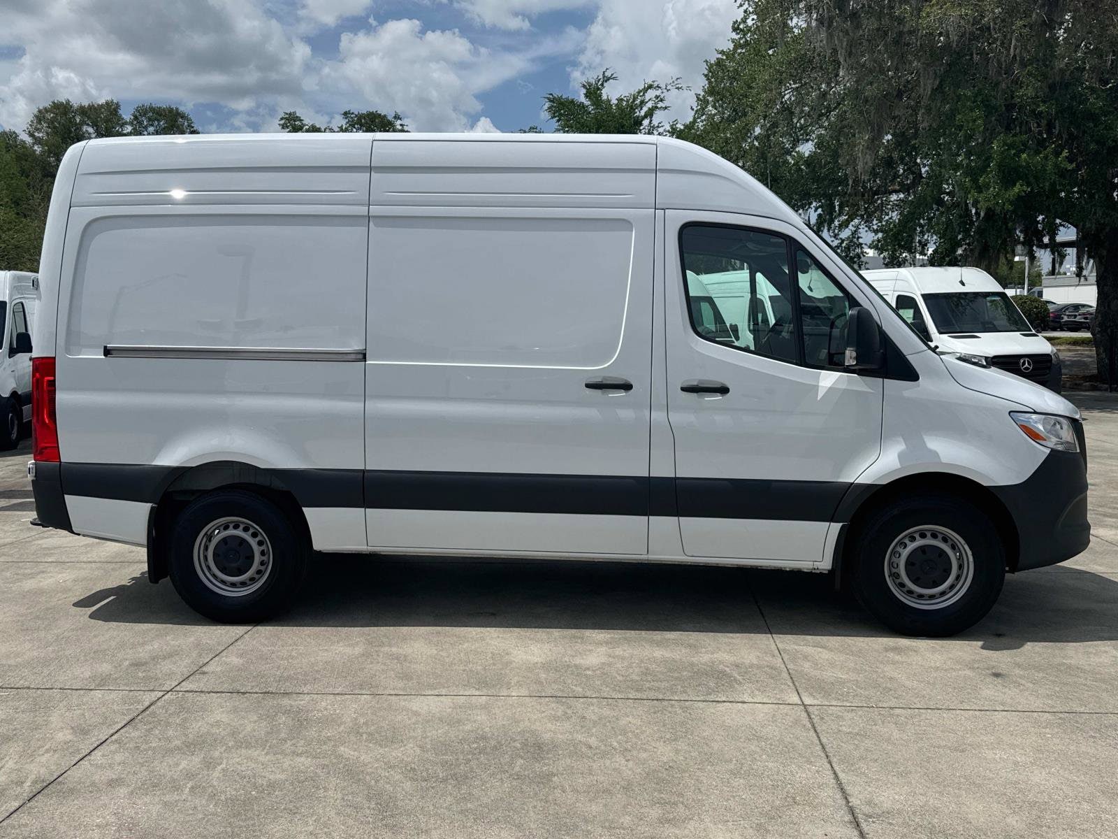 Used 2025 Mercedes-Benz Sprinter Cargo Van Base with VIN W1Y4KBHY0ST203467 for sale in Lakeland, FL
