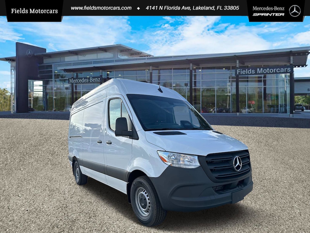 New 2025 Mercedes-Benz Sprinter Cargo Van Standard Roof 4-Cyl Diesel HO Van Cargo Van