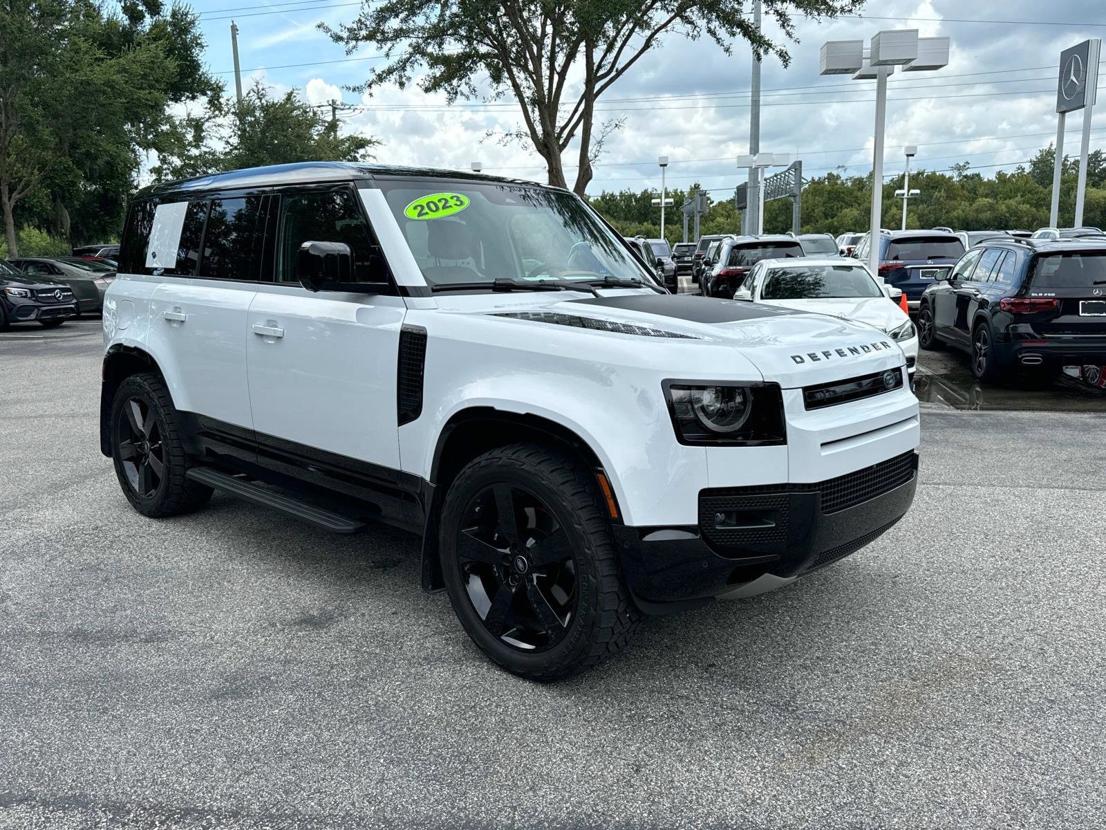 Used 2023 Land Rover Defender V8 with VIN SALEWEEE6P2150577 for sale in Lakeland, FL