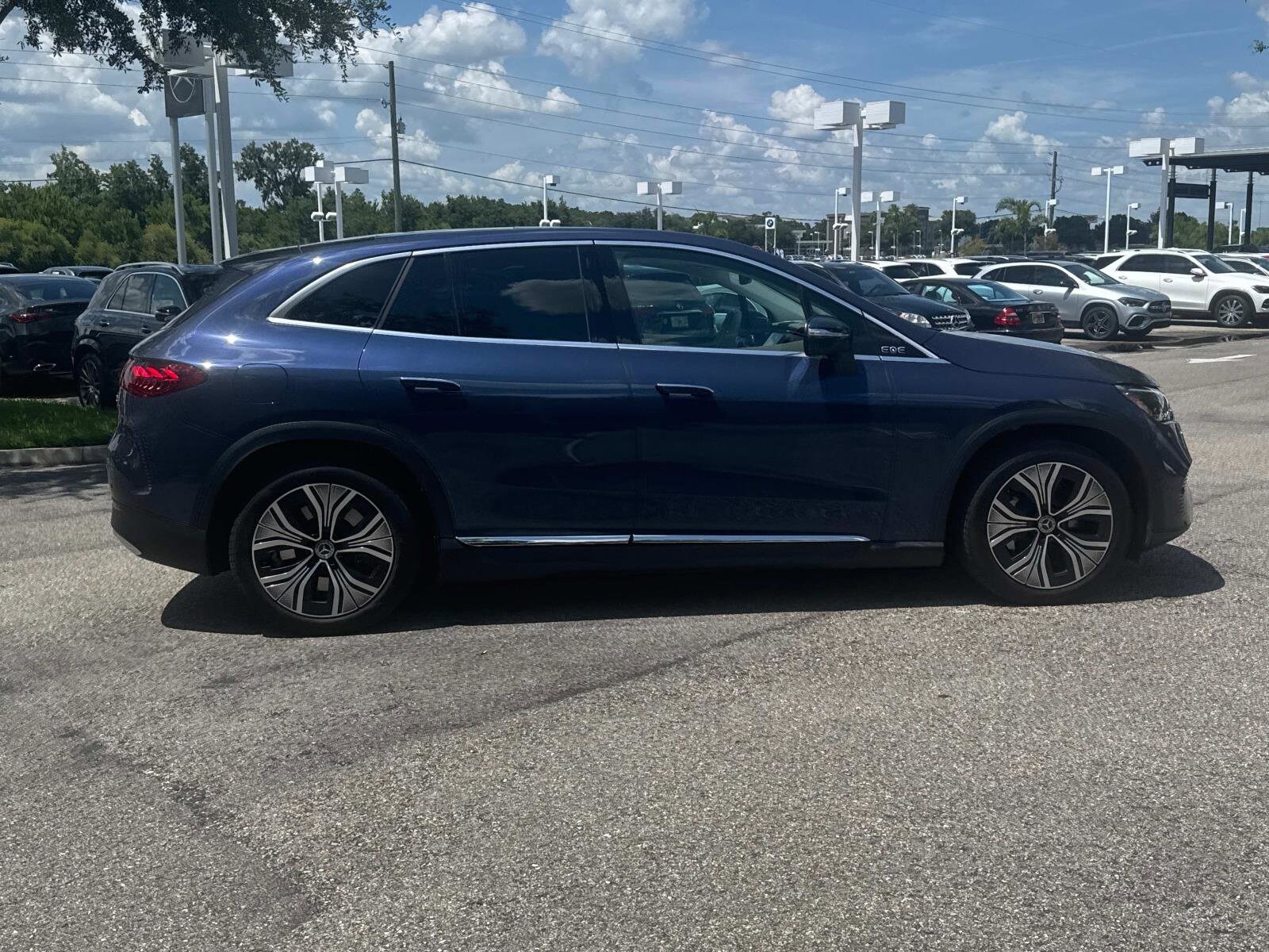 Certified 2023 Mercedes-Benz EQE SUV Base with VIN 4JGGM1CB0PA012848 for sale in Lakeland, FL