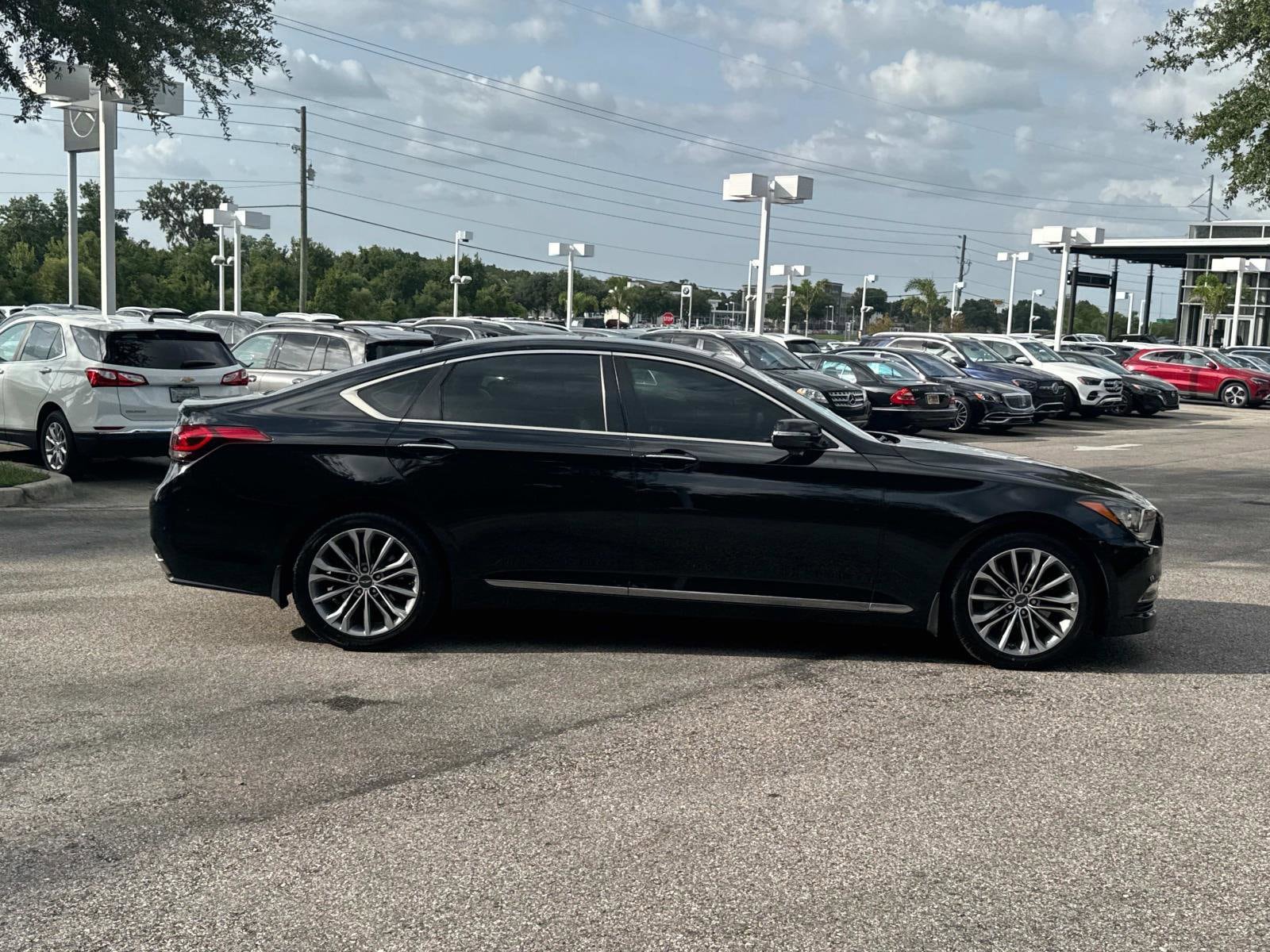 Used 2016 Hyundai Genesis Base with VIN KMHGN4JE2GU121645 for sale in Lakeland, FL
