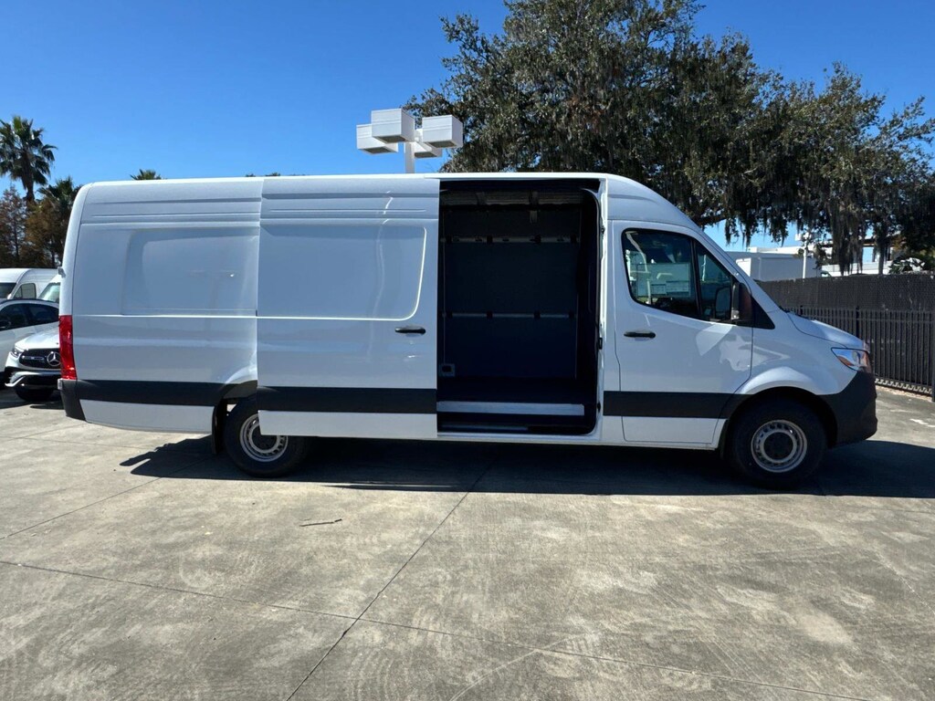New 2025 Mercedes-Benz Sprinter Cargo Van High Roof 4-Cyl Diesel Van Extended Cargo Van