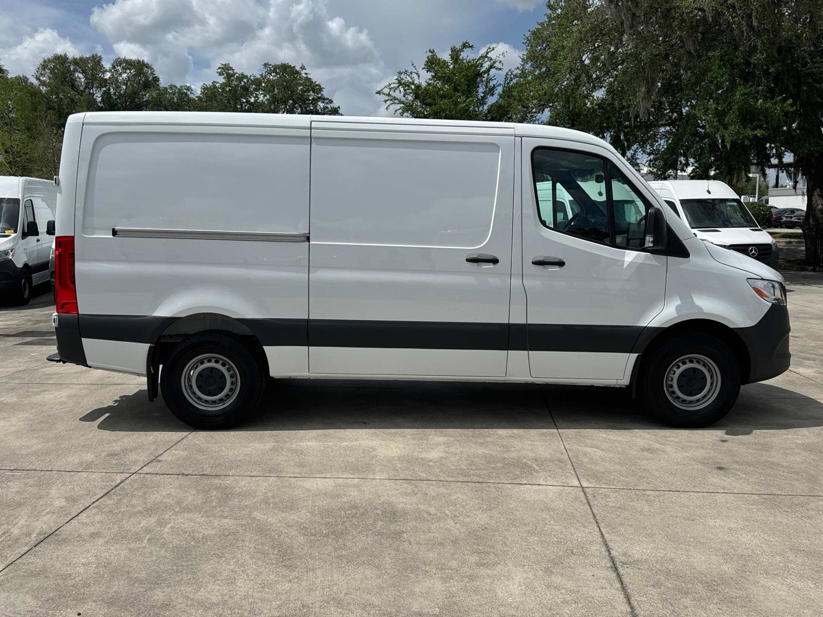 Used 2025 Mercedes-Benz Sprinter Cargo Van Base with VIN W1Y4KBHY5ST204842 for sale in Lakeland, FL