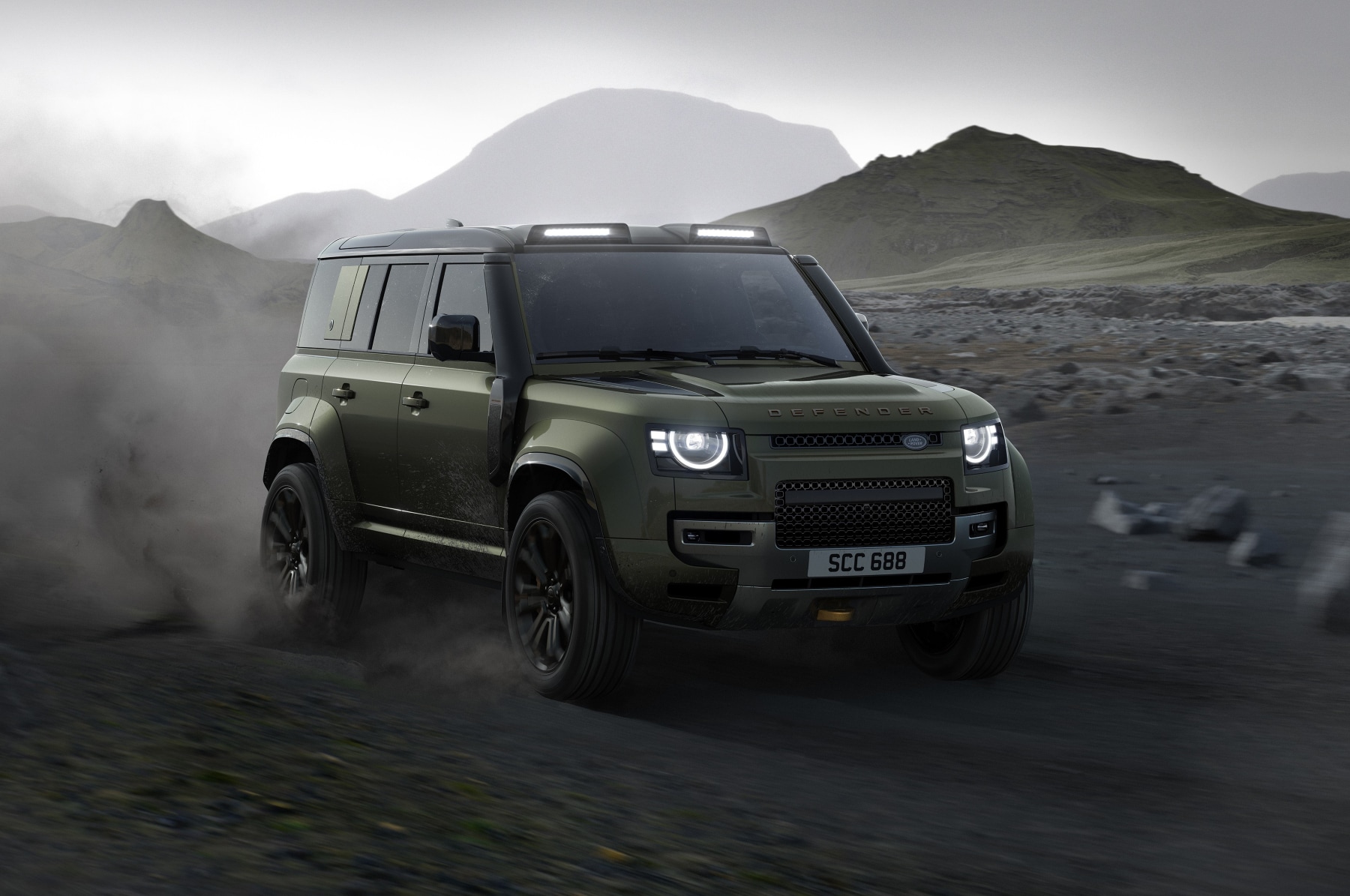 2026 Defender Octa in Woolstone Green finish