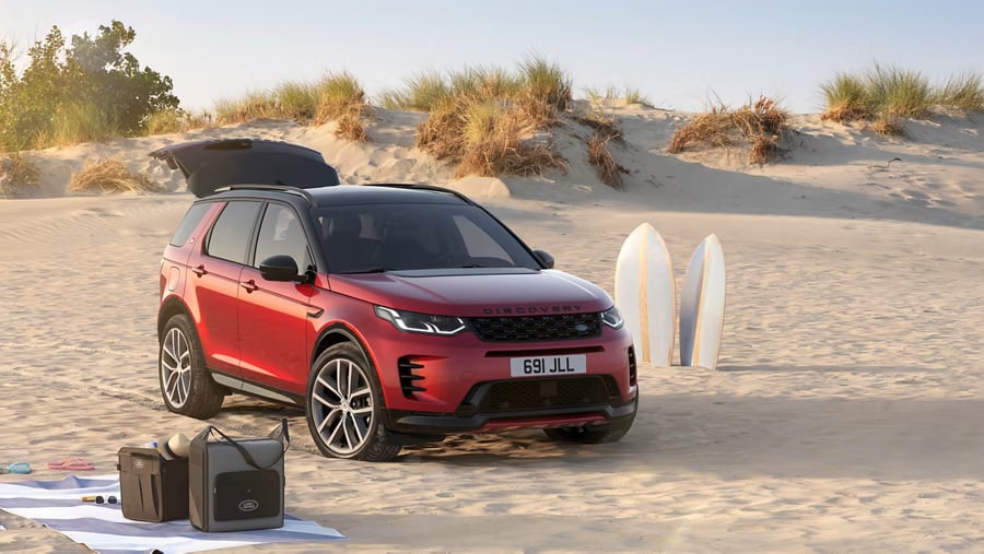 2026 Discovery Sport at the beach