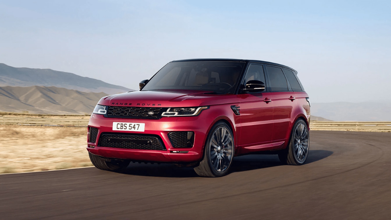 Red 2022 Range Rover Sport