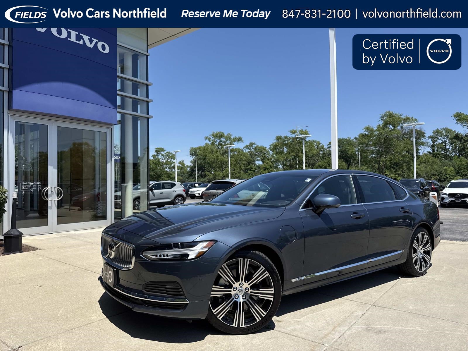Denim Blue 2024 Volvo S90 Sedan All-Wheel Drive Automatic