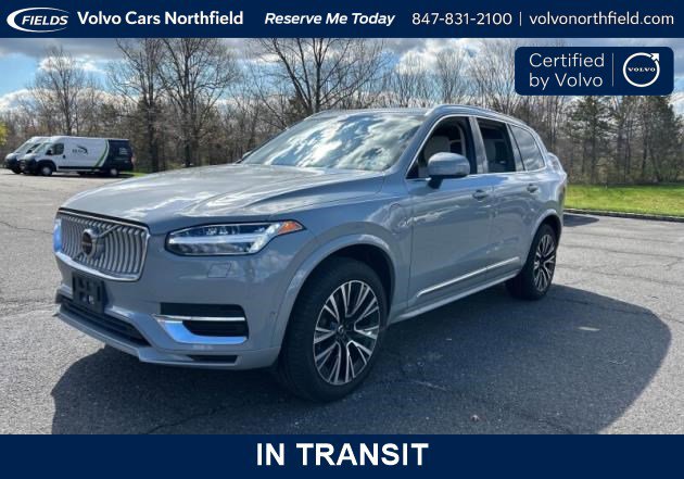 Gray Metallic 2025 Volvo XC90 Recharge T8 Plus Bright Theme 7-Passenger eAWD SUV / Crossover All-Wheel Drive Automatic