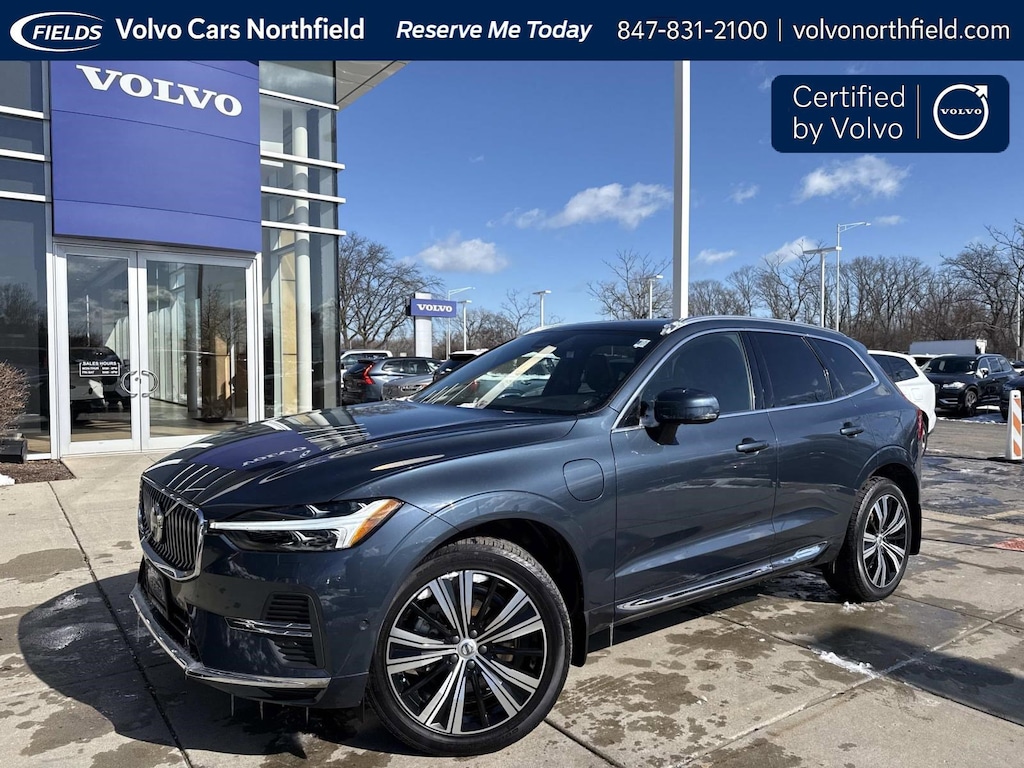 Certified 2023 Volvo XC60 Recharge Plug-In Hybrid T8 Plus Bright Theme SUV