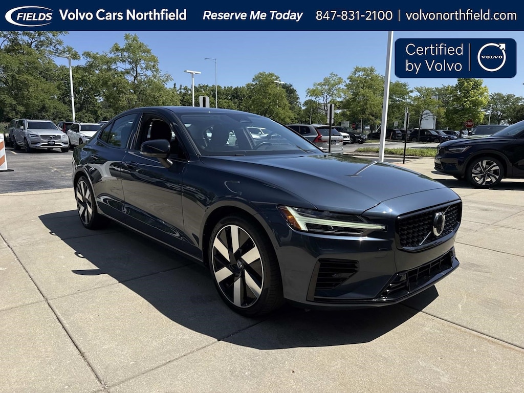 Certified 2024 Volvo S60 plug-in hybrid T8 Plus Dark Theme Sedan