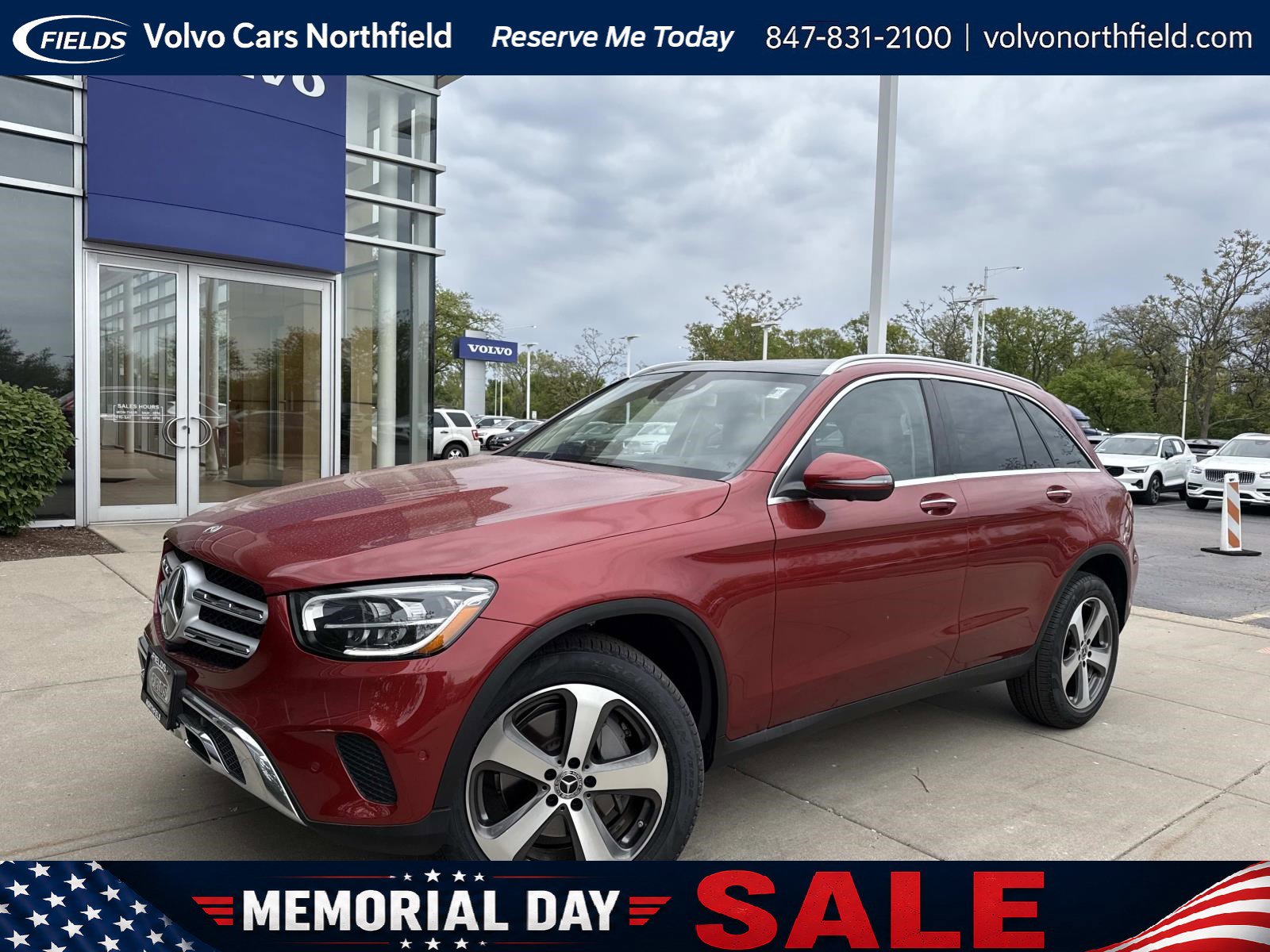 designo Cardinal Red 2020 Mercedes-Benz GLC 300 4MATIC SUV / Crossover All-Wheel Drive 9-Speed Automatic