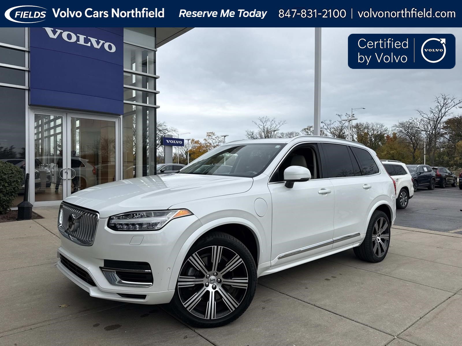 Certified 2024 Volvo XC90 plug-in hybrid T8 Plus Bright Theme 7 Passenger SUV