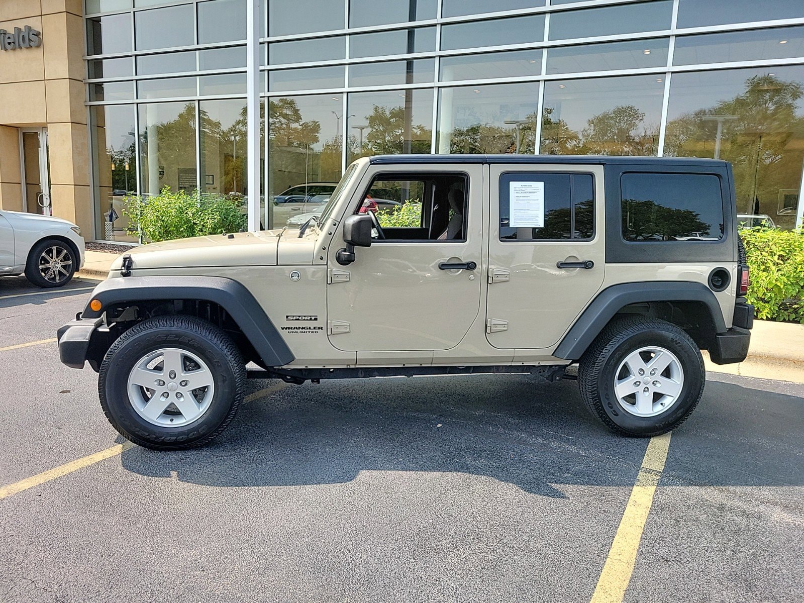 Used 2017 Jeep Wrangler Unlimited Sport S with VIN 1C4HJWDG0HL584114 for sale in Northfield, IL