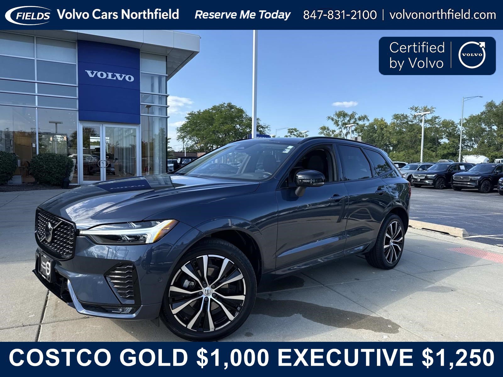Denim Blue 2024 Volvo XC60 SUV / Crossover All-Wheel Drive Automatic