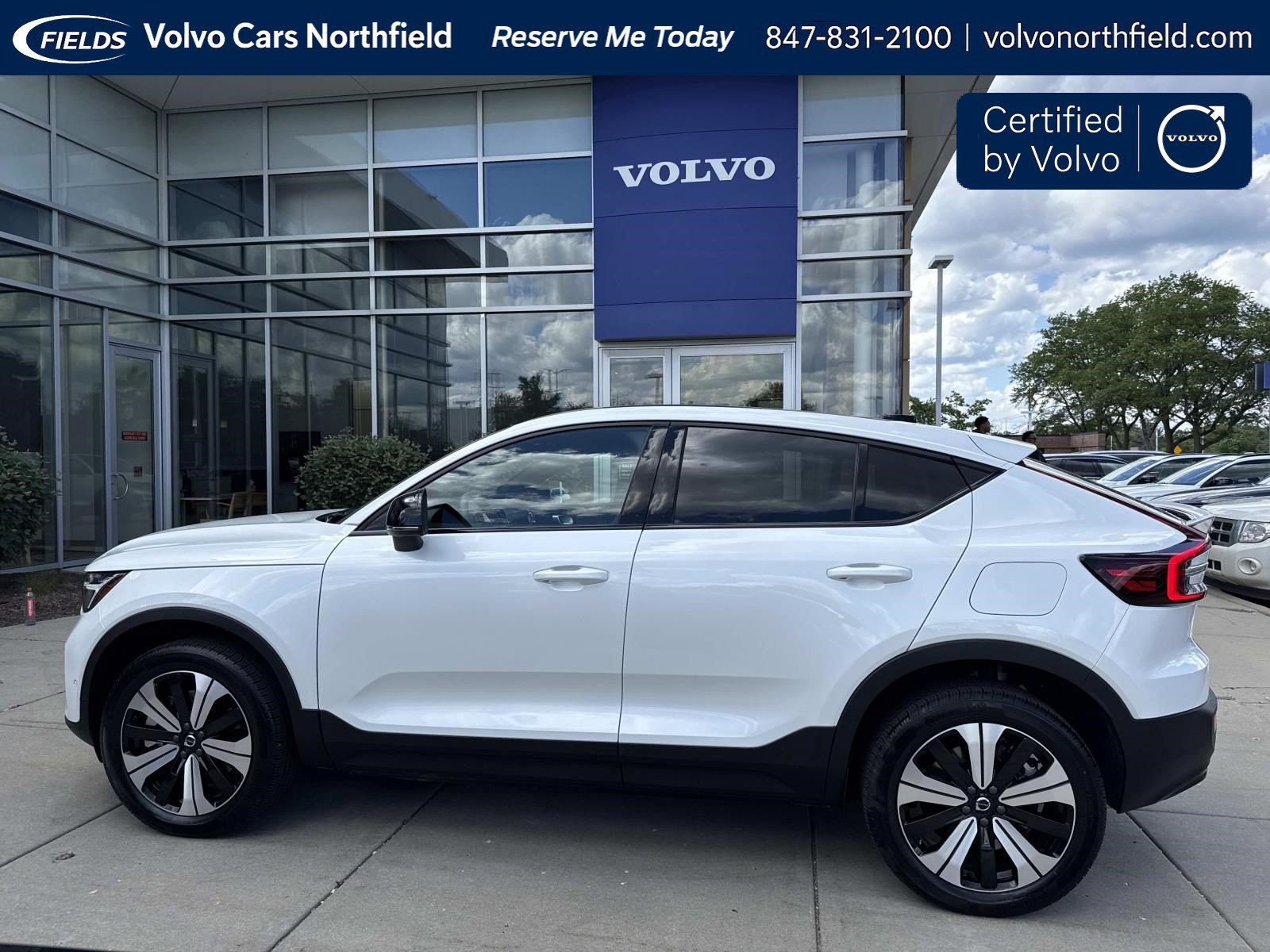 Certified 2023 Volvo C40 Plus with VIN YV4ED3GL1P2036299 for sale in Northfield, IL