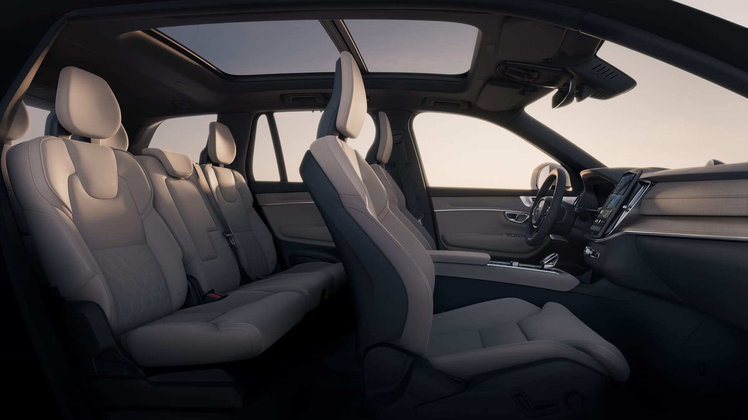 2026 Volvo XC90 interior side view