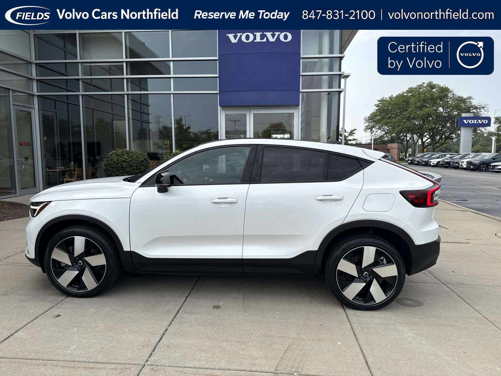 Certified 2023 Volvo C40 Ultimate with VIN YV4ED3GM9P2040724 for sale in Northfield, IL