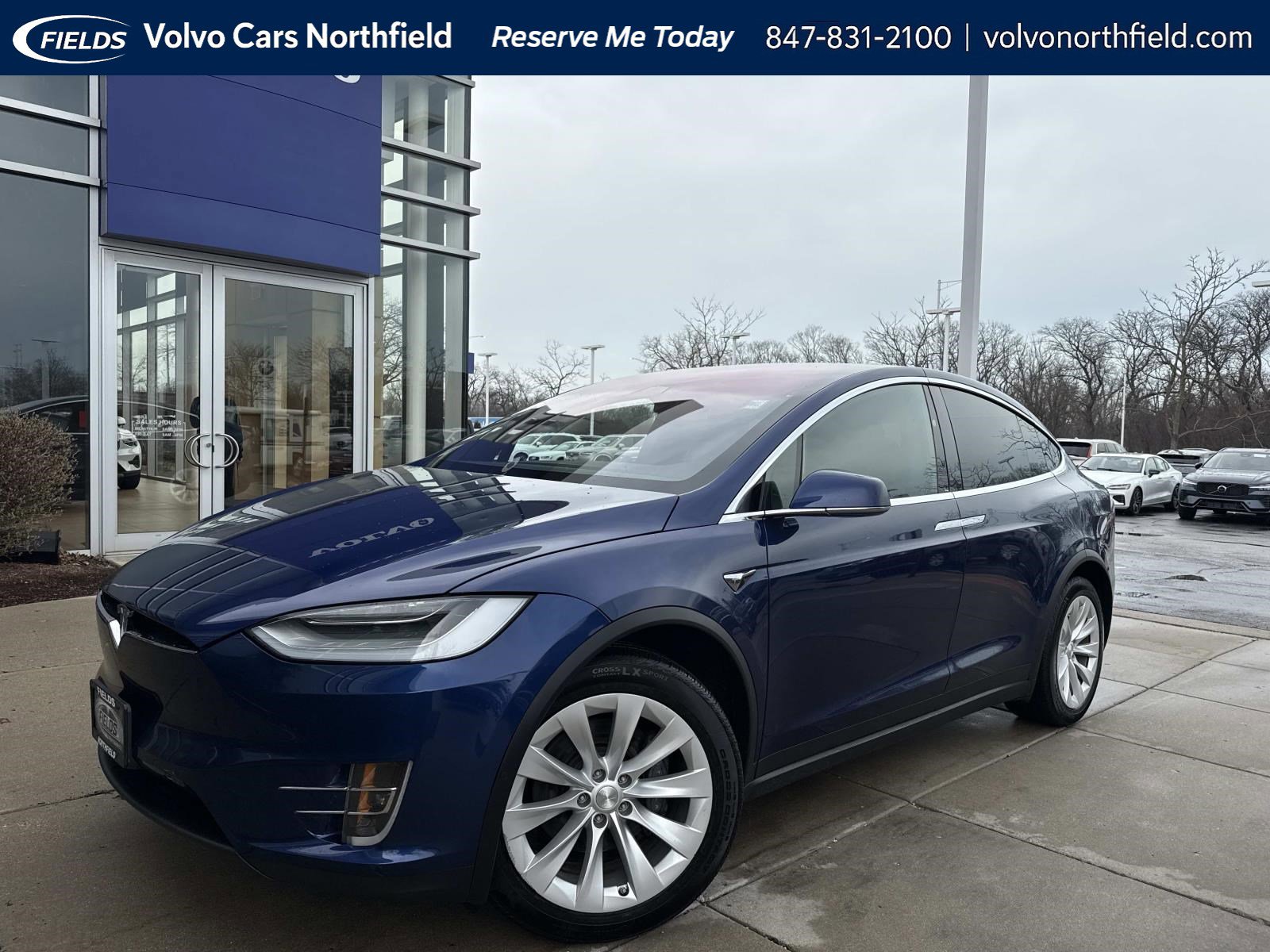 Deep Blue 2021 Tesla Model X Long Range Plus AWD SUV / Crossover All-Wheel Drive 1-Speed Automatic
