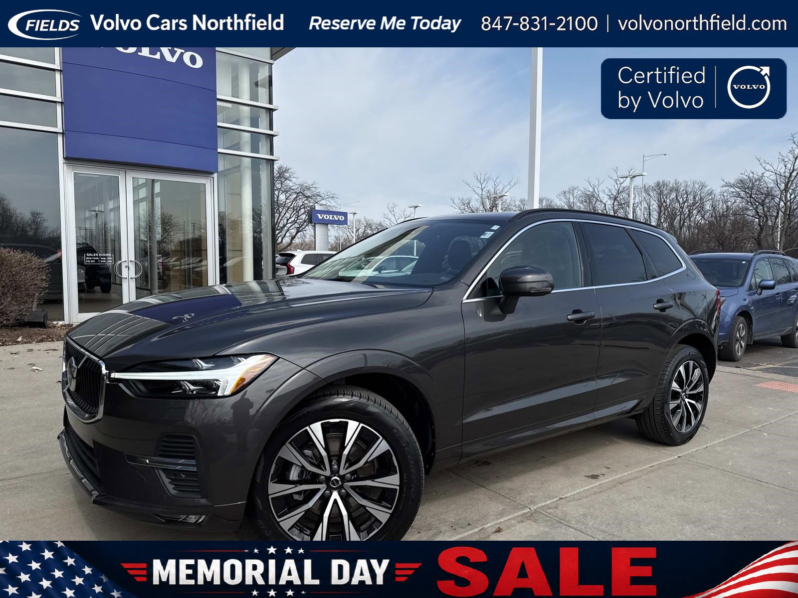 Platinum Gray Metallic 2023 Volvo XC60 B5 Core AWD SUV / Crossover All-Wheel Drive Automatic