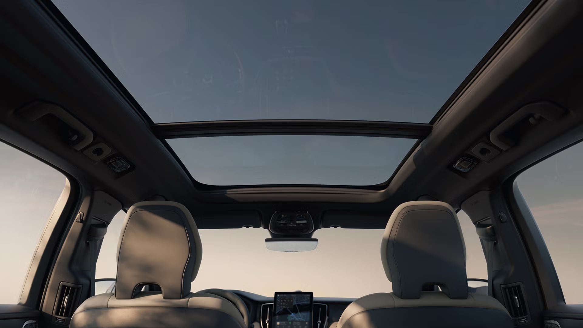 2026 Volvo XC60 interior view with sunroof