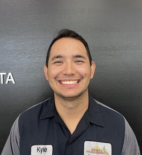 Staff member Kyle Hopkins-Silverio from 0db5ecdd1beb