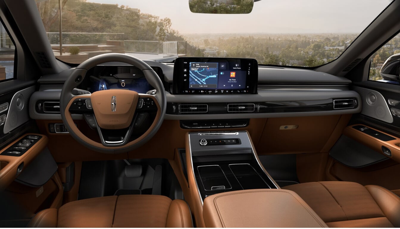 The Lincoln Aviator Black Label Interior